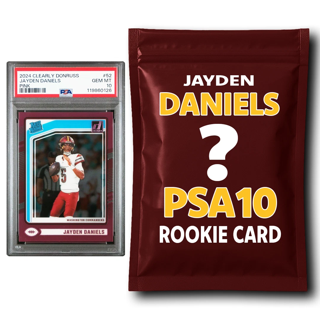 PSA 10 Rookie Graded Football Card Mystery Box - Jayden Daniels
