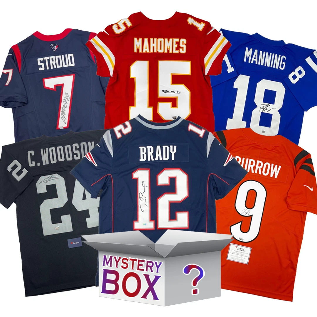 Autographed/Signed Fanatics Authentic Football Jersey Mystery Box Fanatics COA