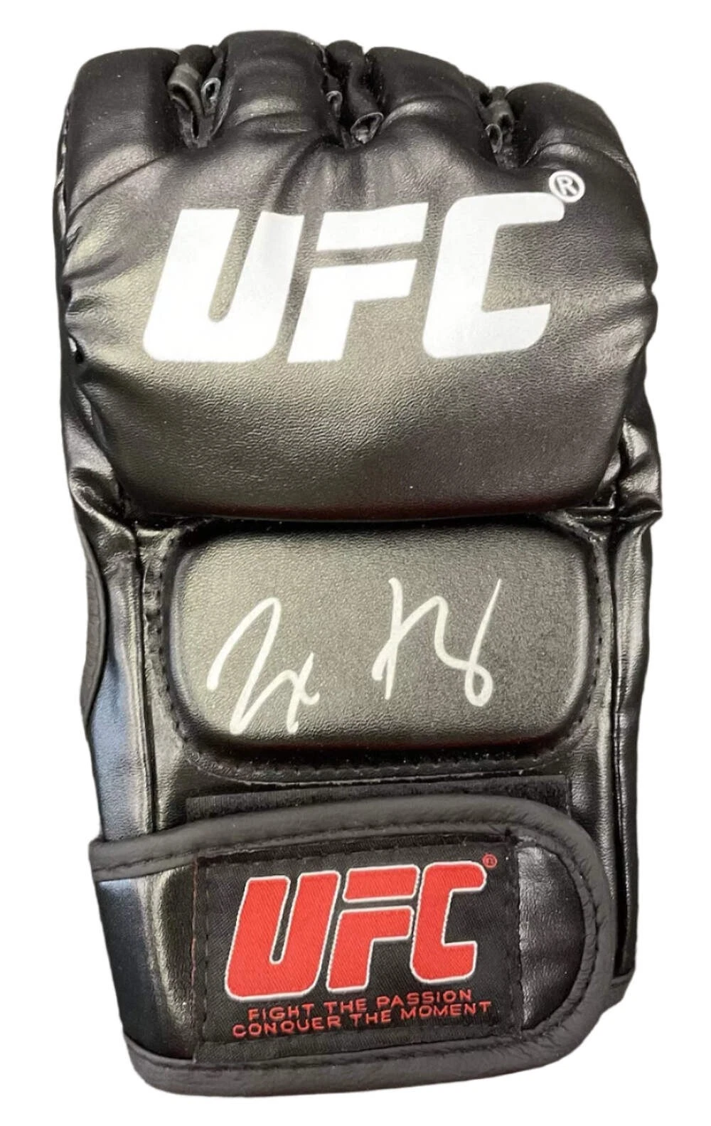 Autographed/Signed Max Holloway Inscribed Blessed UFC Black Glove JSA COA Auto