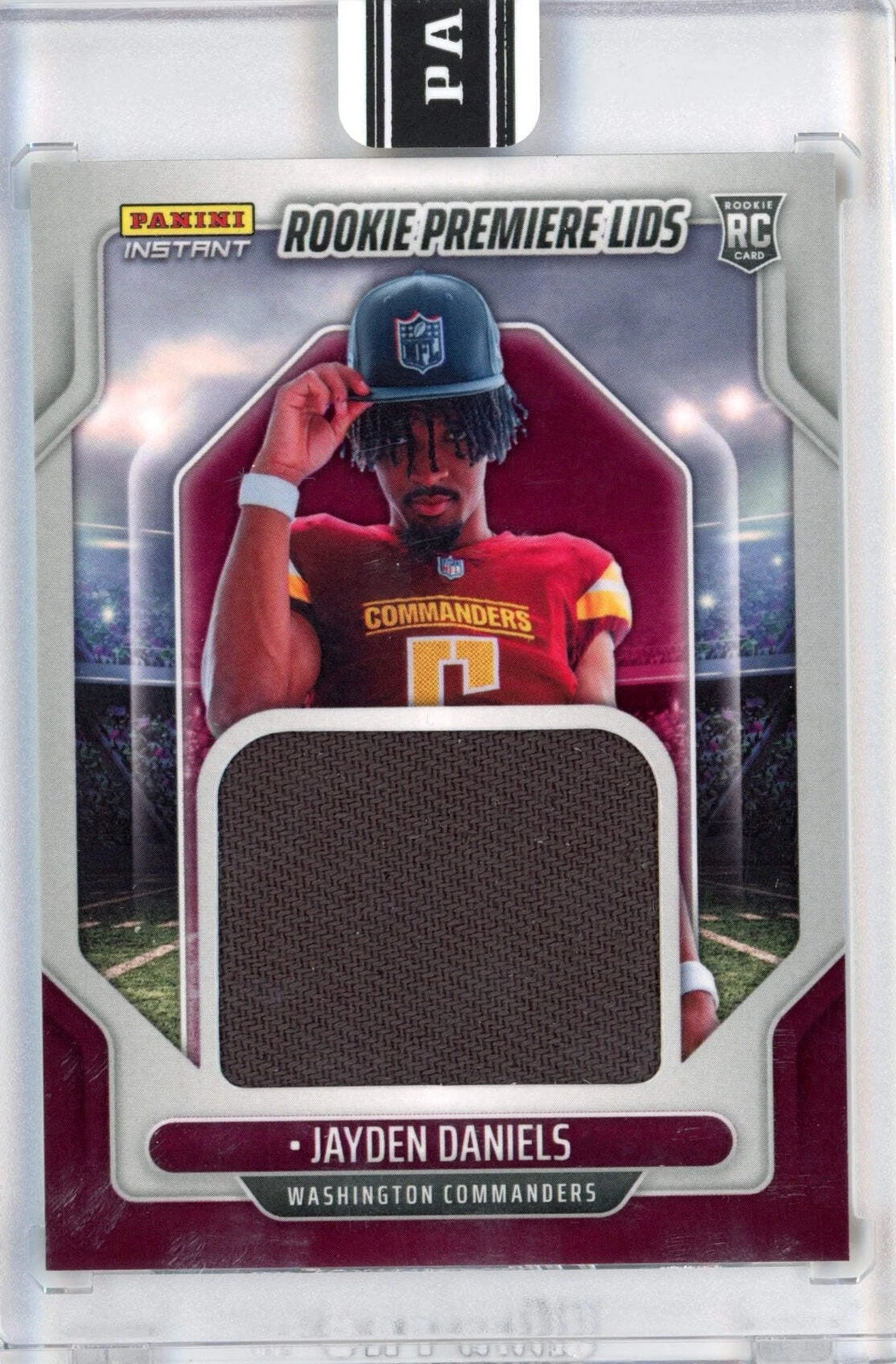2024 Panini Instant Jayden Daniels #15 Rookie Premiere Lids /10 RC Football Card