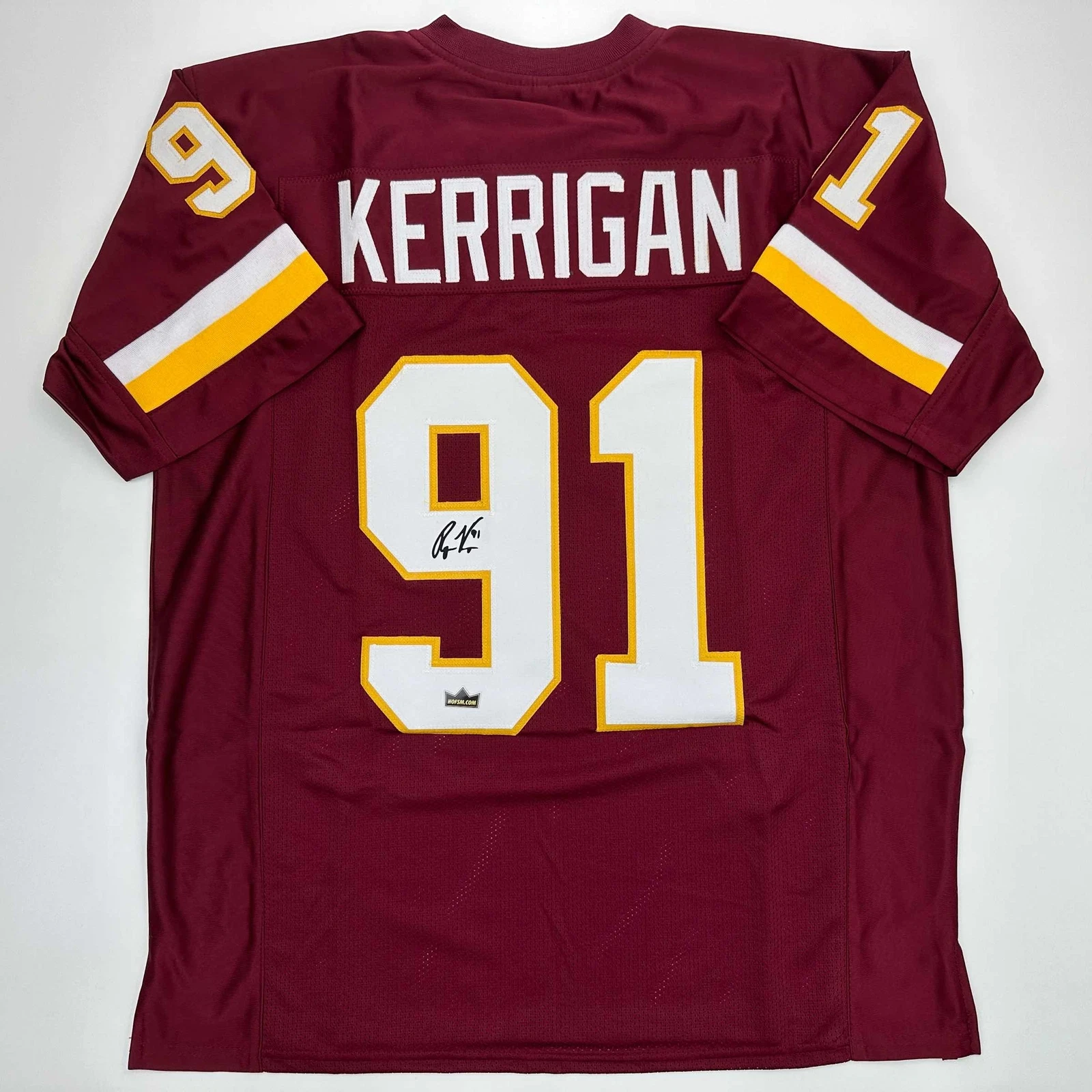 Facsimile Autographed Ryan Kerrigan Washington Red Reprint Jersey Size Men's XL