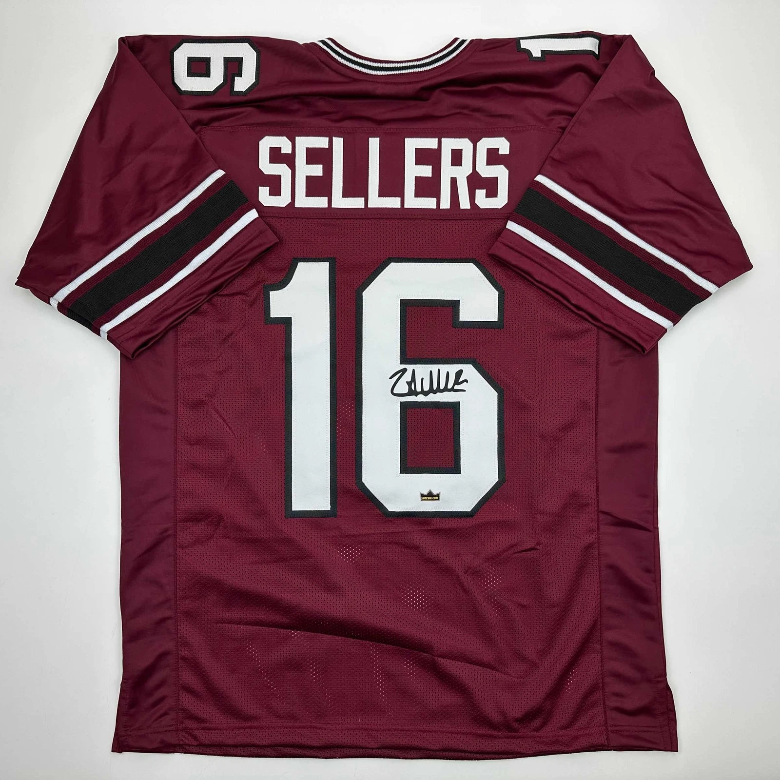 Facsimile Autographed LaNorris Sellers South Carolina Maroon Reprint Jersey XL
