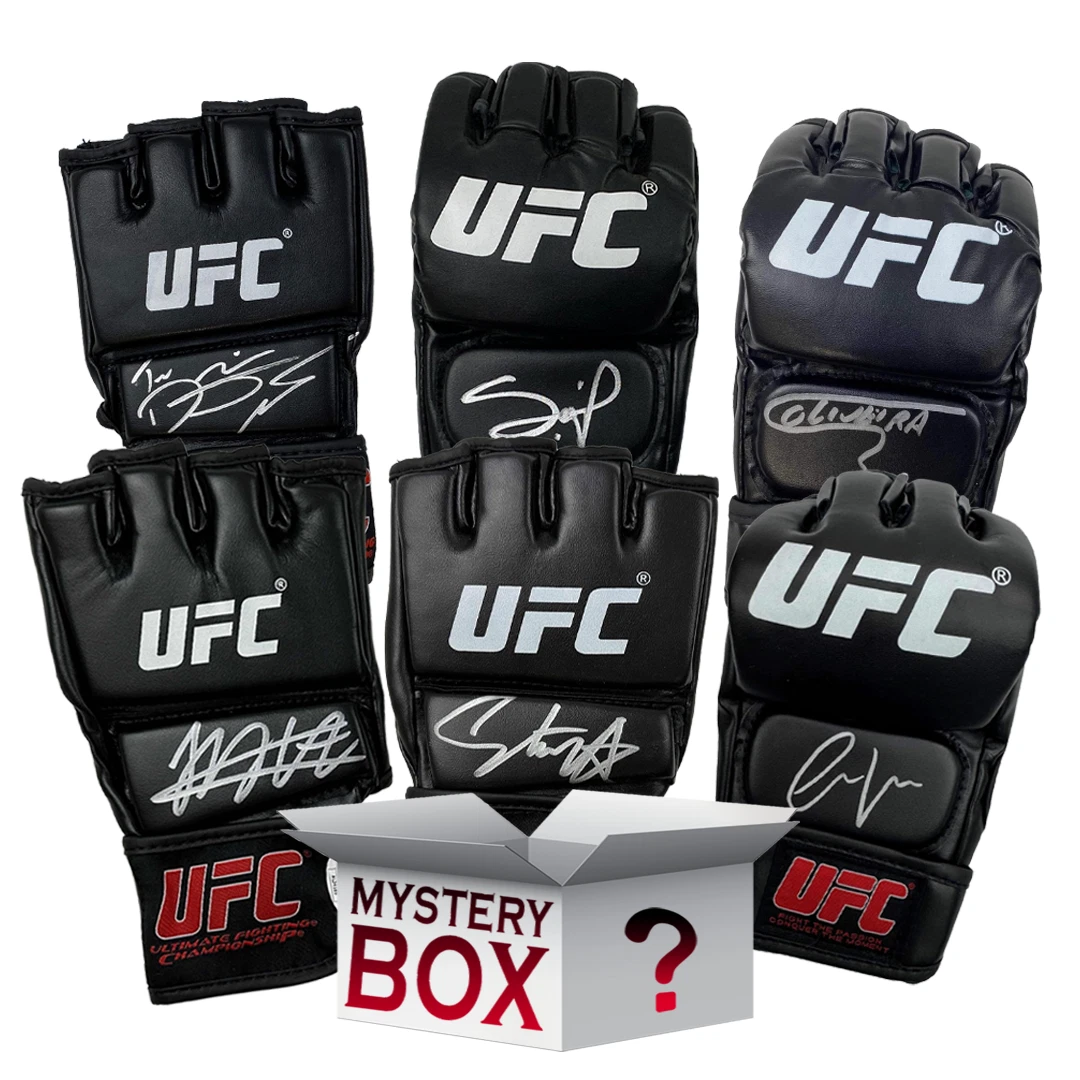 Autographed/Signed UFC MMA Glove Mystery Box with PSA JSA or Beckett COA