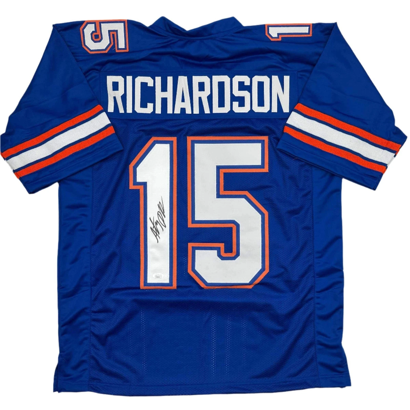 Autographed/Signed Anthony Richardson Florida Blue College Jersey JSA COA