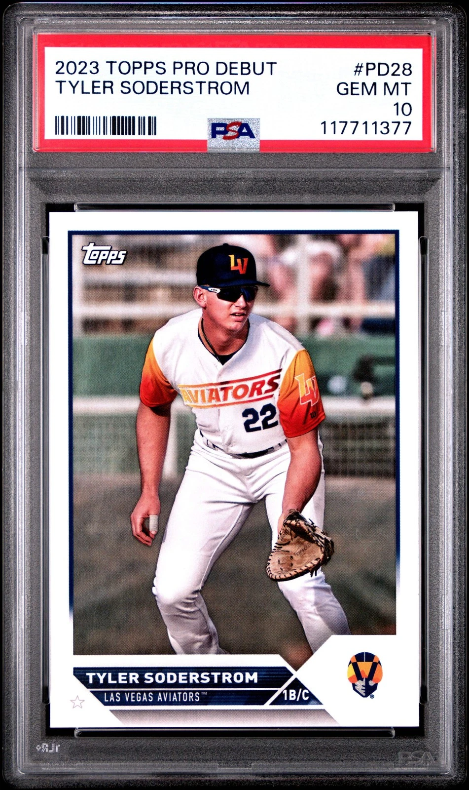 Graded 2023 Topps Pro Debut Tyler Soderstrom #PD28 Rookie Baseball Card PSA 10