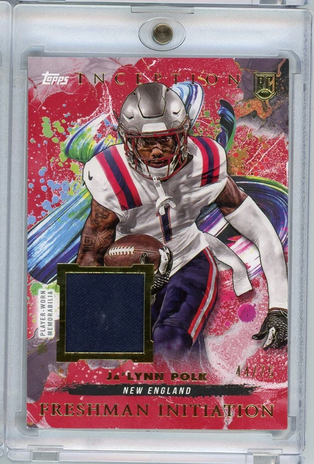 2024 Topps Inception Freshman Ja'Lynn Polk #FI-16 /75 Relic Rookie RC Card