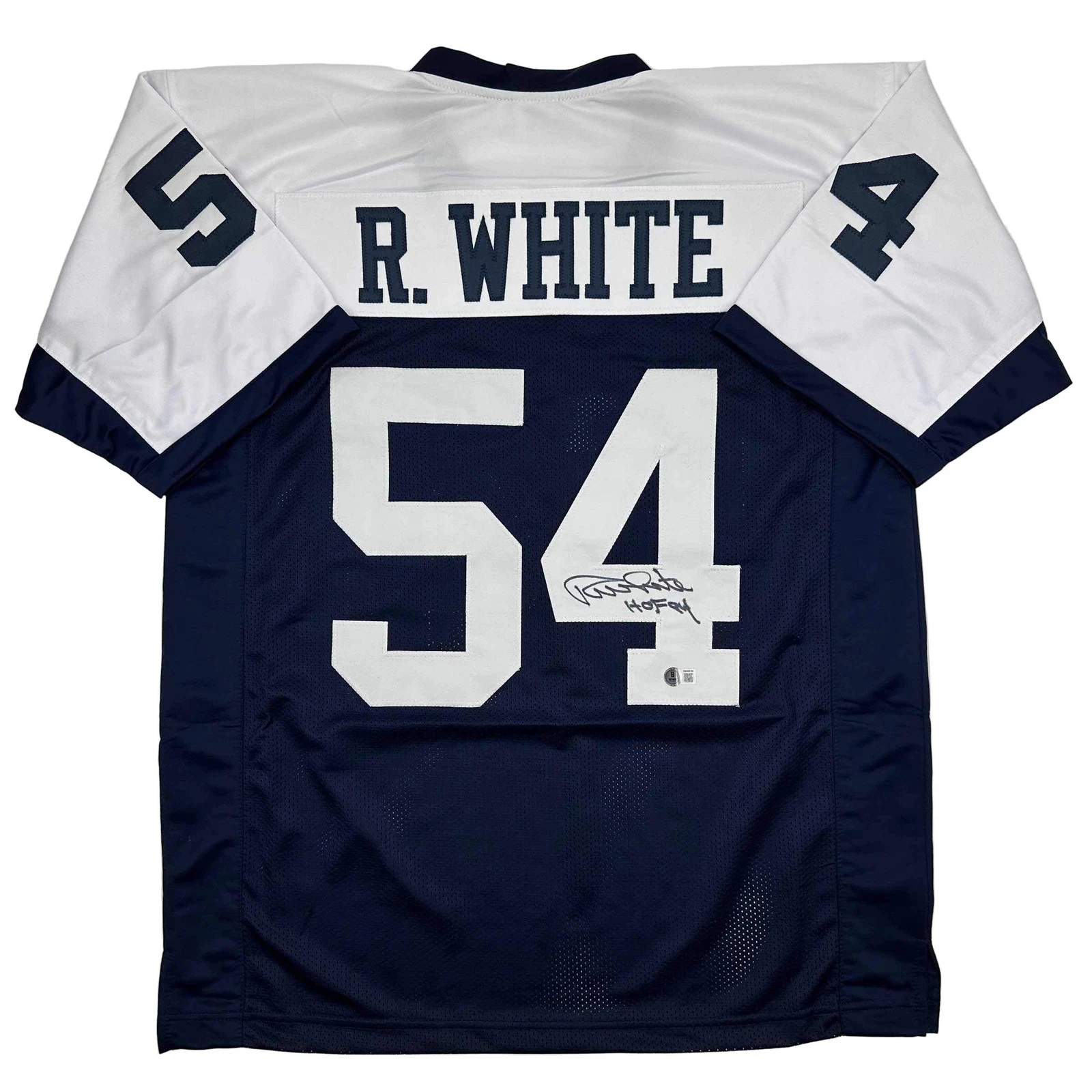 Autographed/Signed RANDY WHITE HOF 94 Dallas Thanksgiving Day Jersey JSA COA