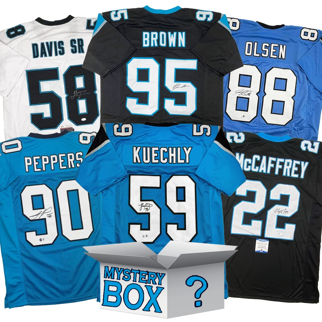 Autographed/Signed Carolina Football Jersey Mystery Box PSA JSA or Beckett COA