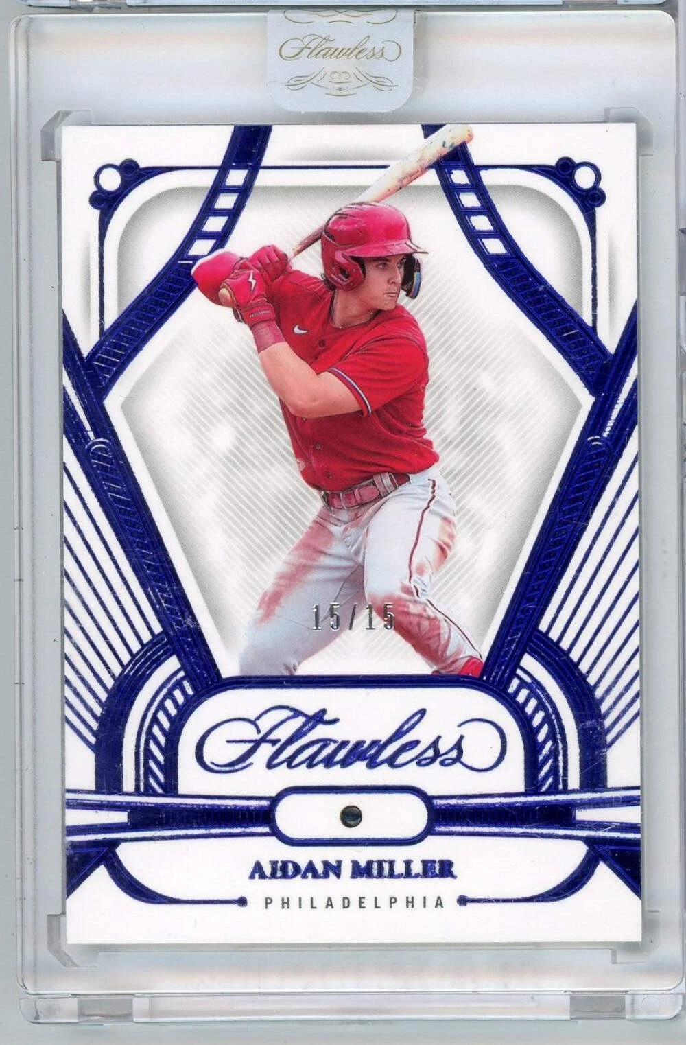2024 Panini Flawless Aidan Miller #17 15/15 Sapphire Diamond Rookie RC Card