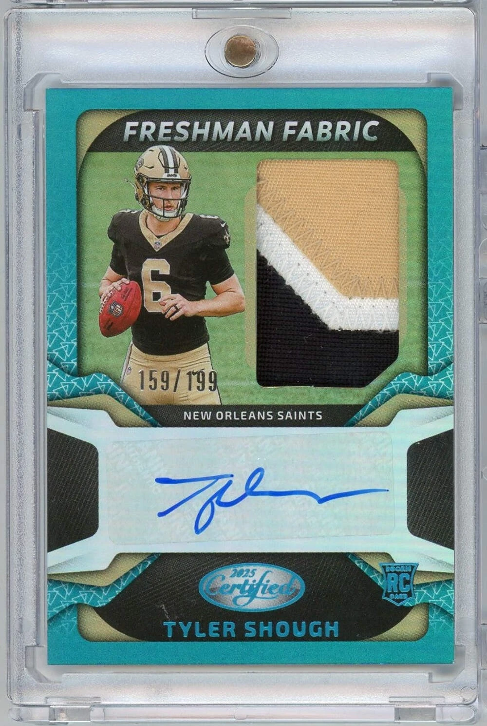 2025 Panini Certified Tyler Shough #FBCTSH /199 RPA Auto Rookie RC Football Card