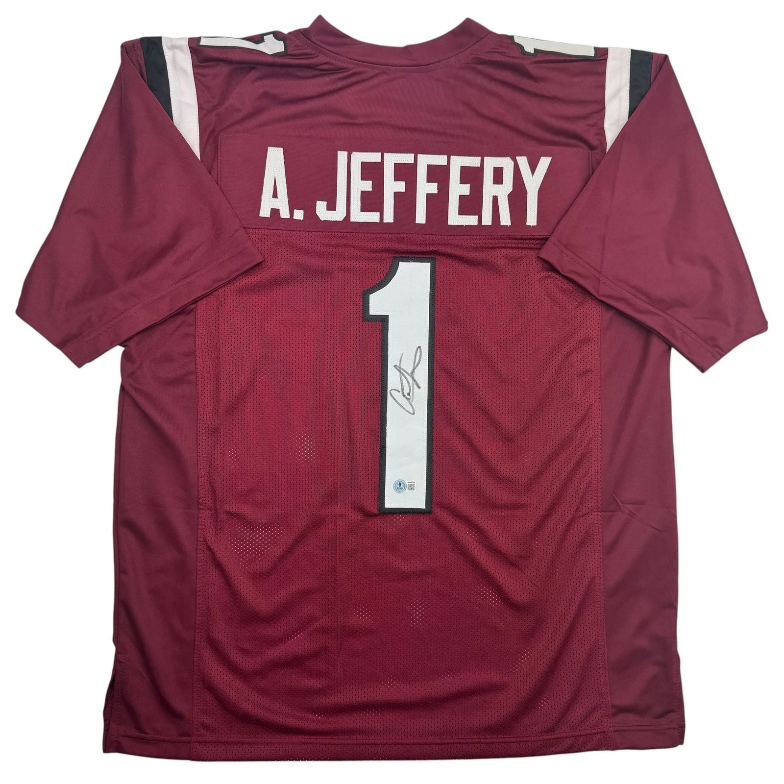 Autographed/Signed Alshon Jeffery South Carolina Maroon College Jersey BAS COA