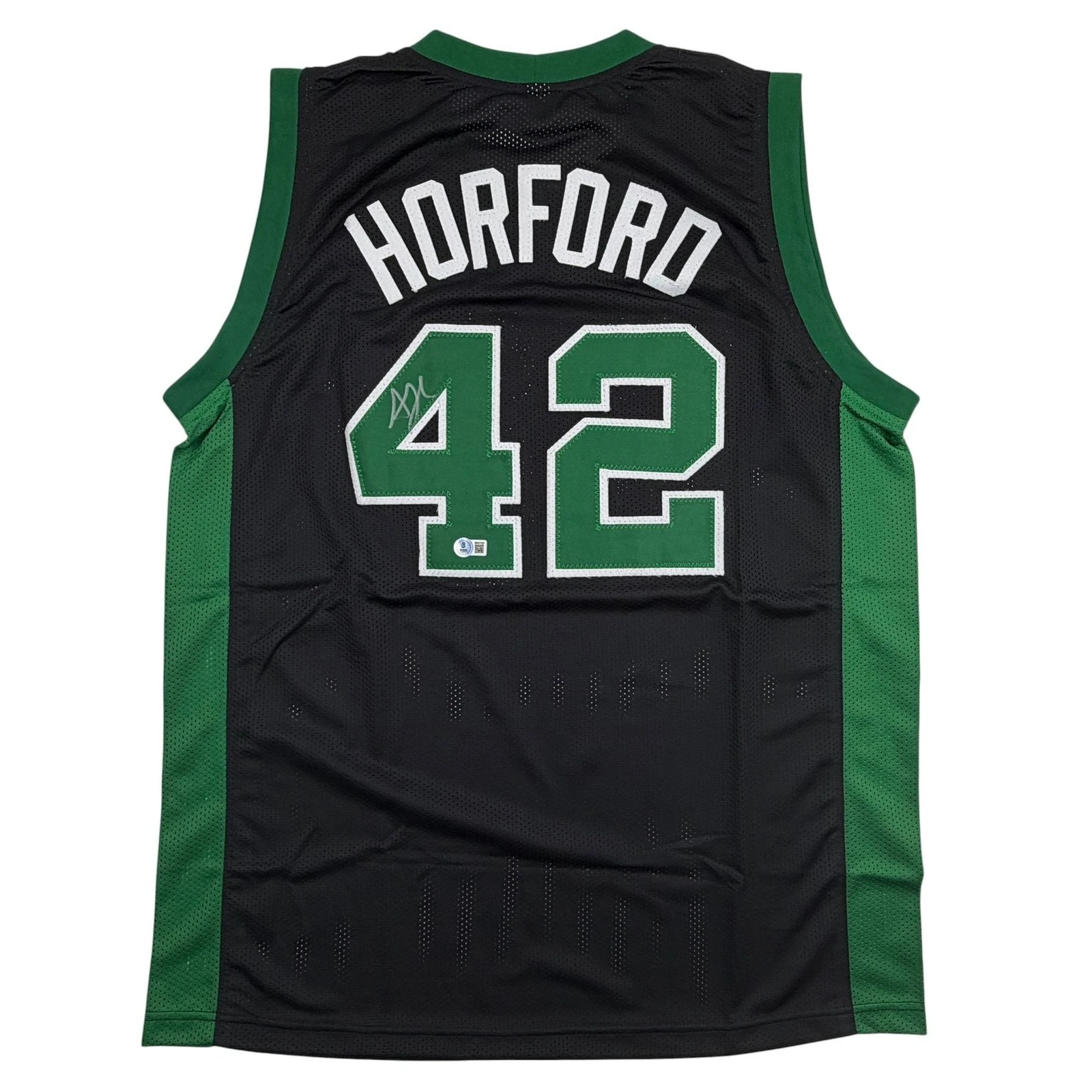 Autographed/Signed Al Horford Boston Black Basketball Jersey Beckett BAS COA