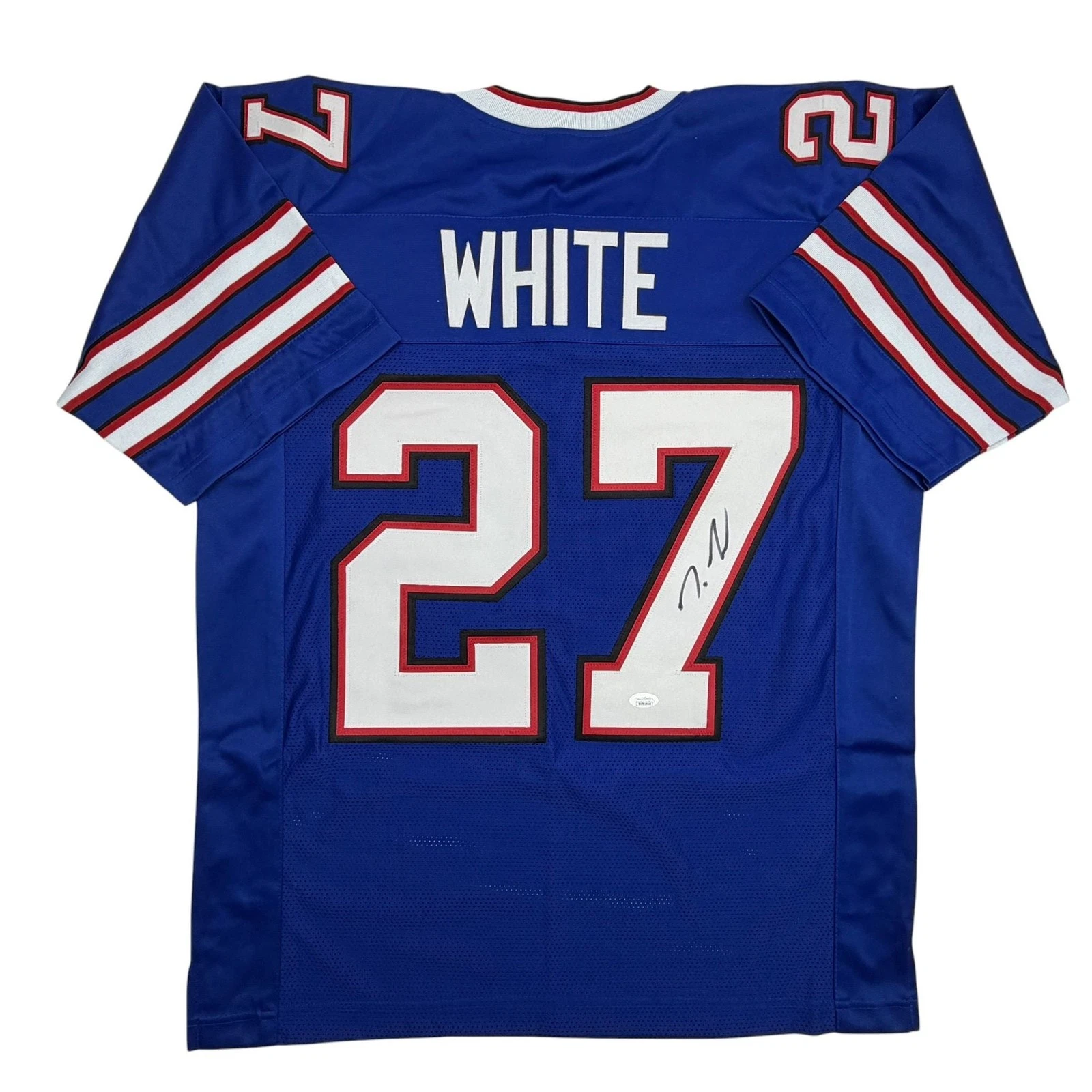 Autographed/Signed Tre'Davious White Buffalo Blue Football Jersey JSA COA