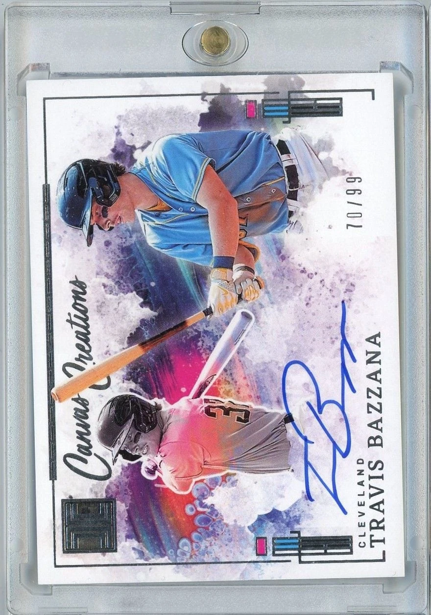 2025 Impeccable Travis Bazzana CCSTB /99 Canvas Creations Auto RC Baseball Card