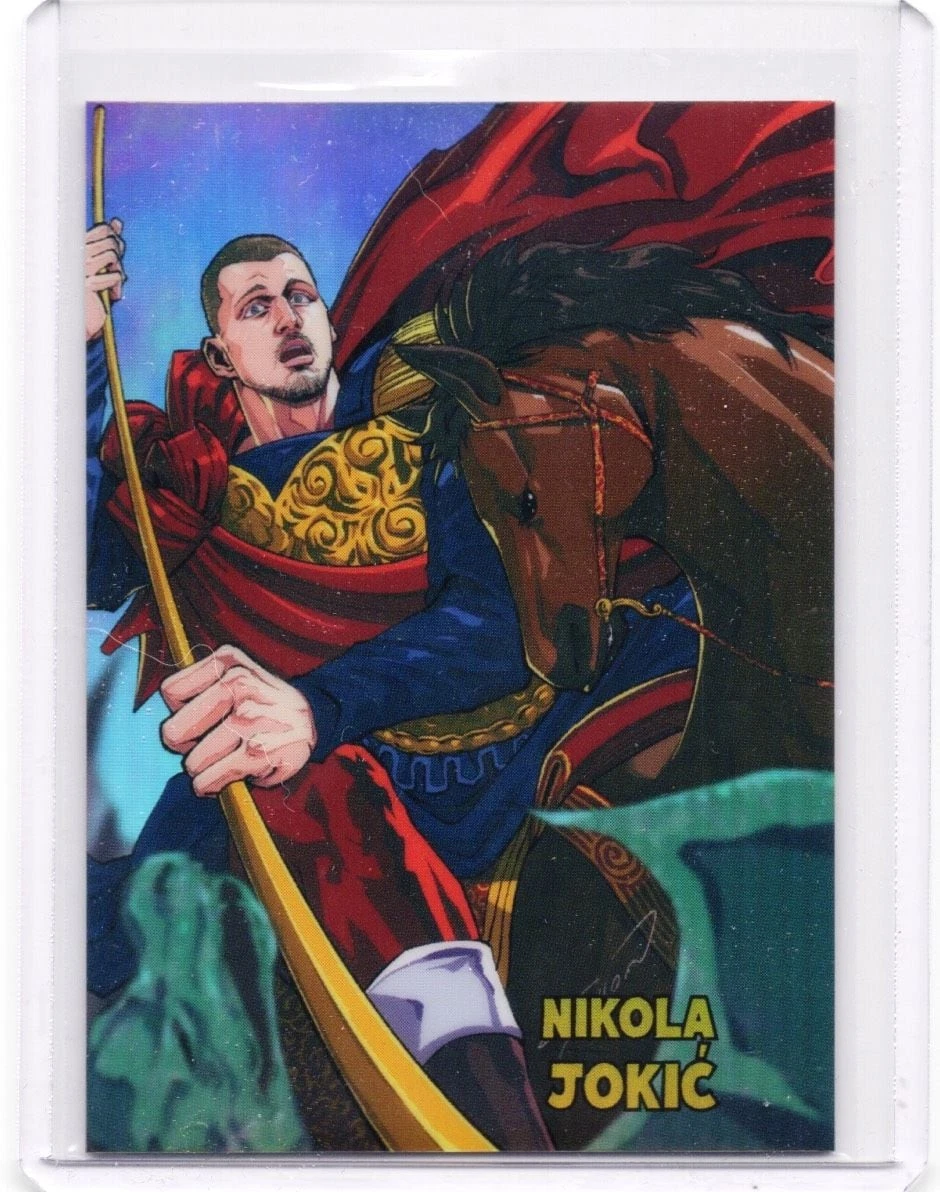 2026 Leaf Nikola Jokic OVA6 Anime Nation Gold 1/1 Denver Nuggets Basketball Card