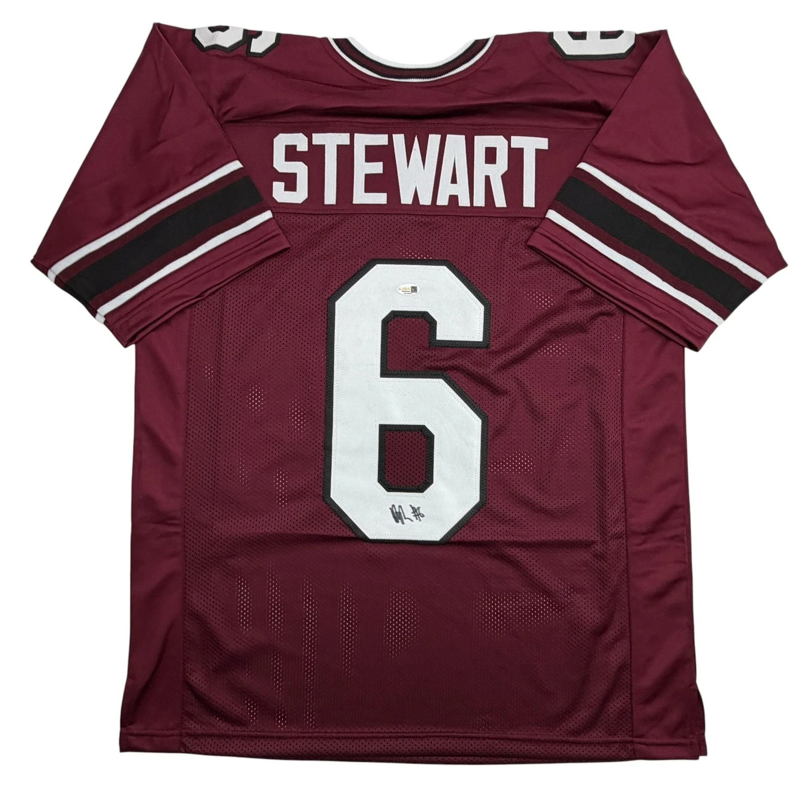 Autographed/Signed Dylan Stewart South Carolina Maroon College Jersey JSA COA