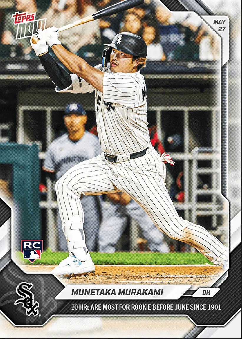 2026 Topps Now Munetaka Murakami #257 Chicago White Sox RC Baseball Card