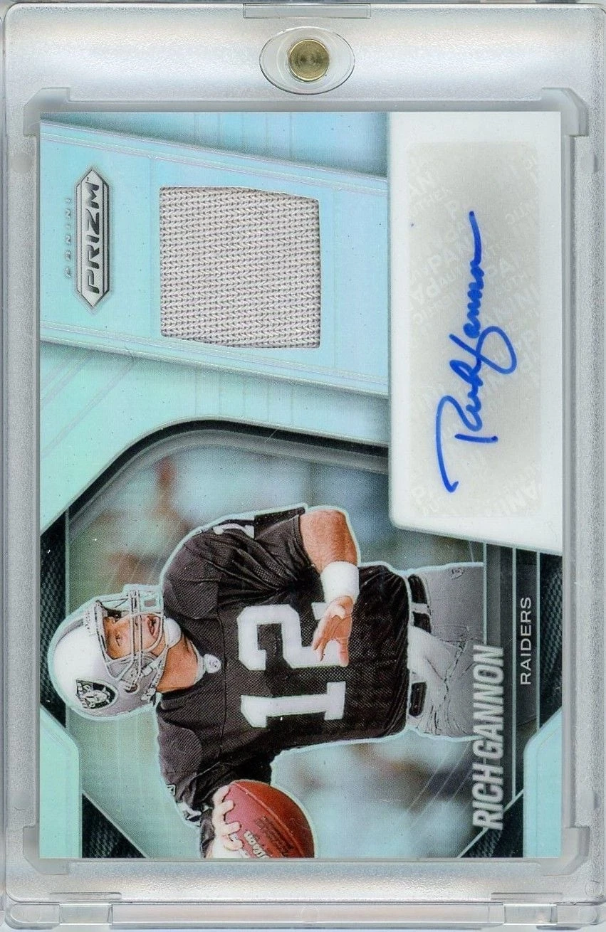 2025 Panini Prizm Rich Gannon #PAURGN /99 Patch Auto Football Card