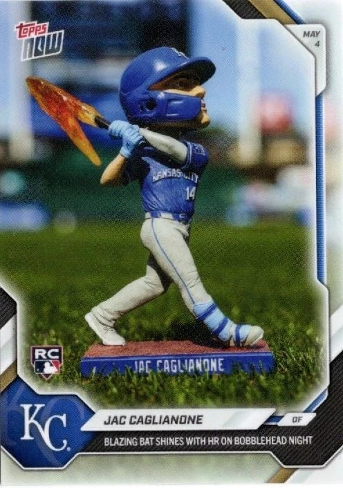 2026 Topps Now Jac Caglianone #161SP Kansas City Royals Rookie RC Baseball Card
