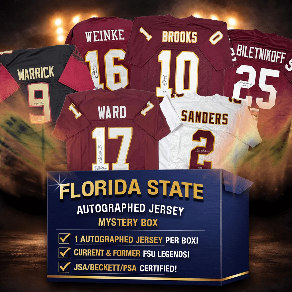 Autographed/Signed FSU College Football Jersey Mystery Box PSA JSA BAS COA