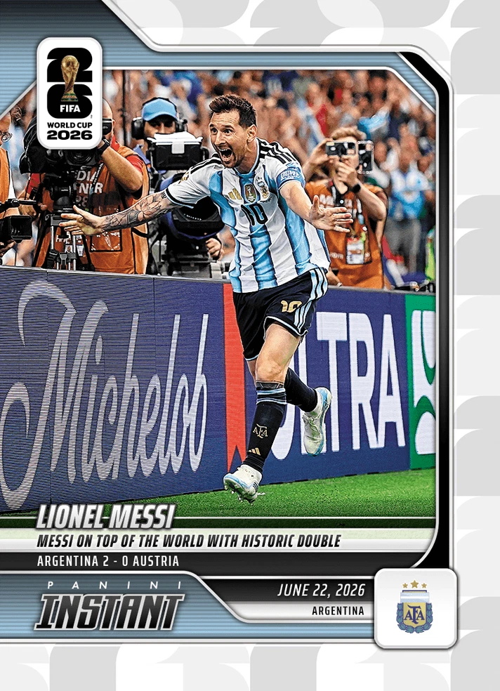 2026 Panini Instant FIFA World Cup Lionel Messi #89 Argentina Soccer Card