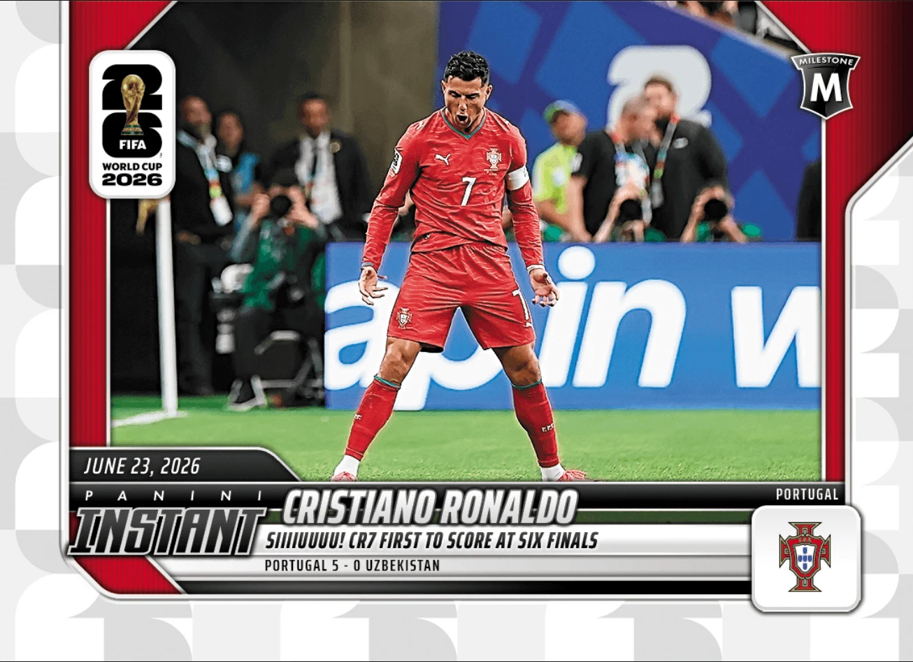 2026 Panini Instant WC Cristiano Ronaldo #99 Portugal Soccer Card