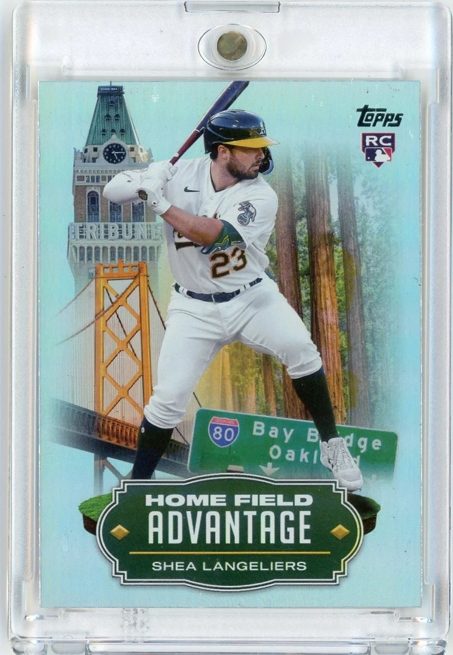 2023 Topps Shea Langeliers #HA27 Home Field Advantage Rookie Baseball Card