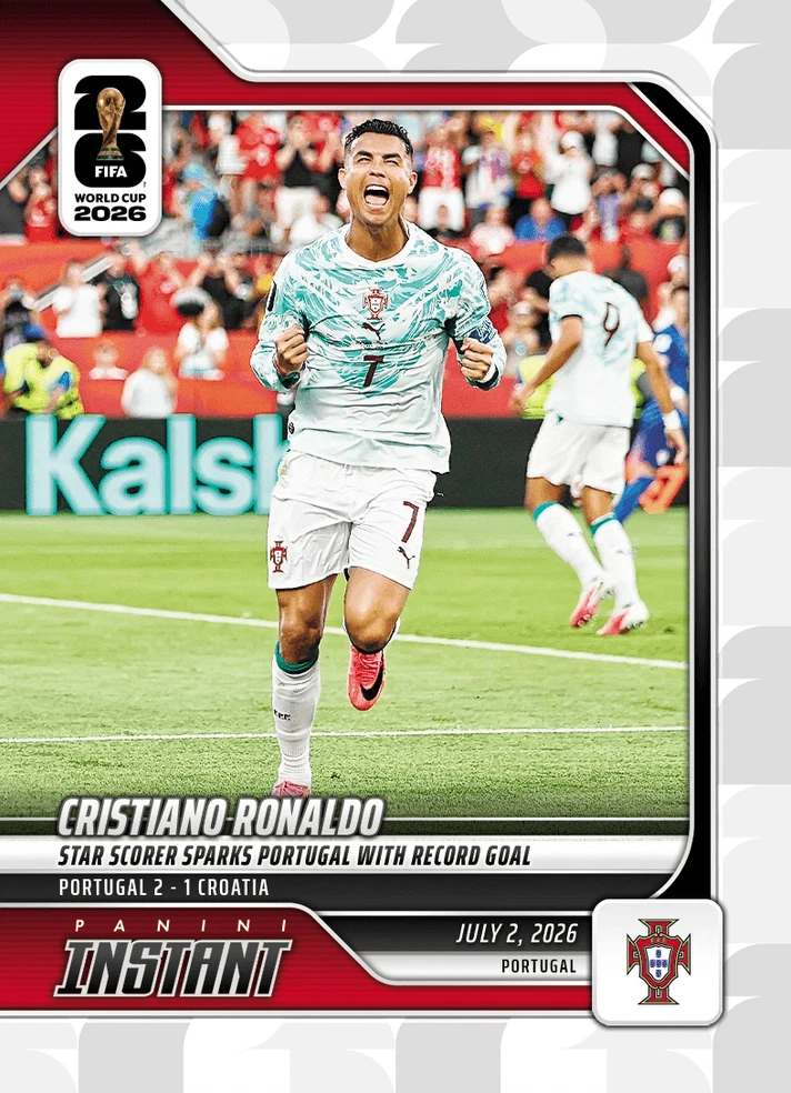 2026 Panini Instant WC Cristiano Ronaldo #192 Portugal Soccer Card