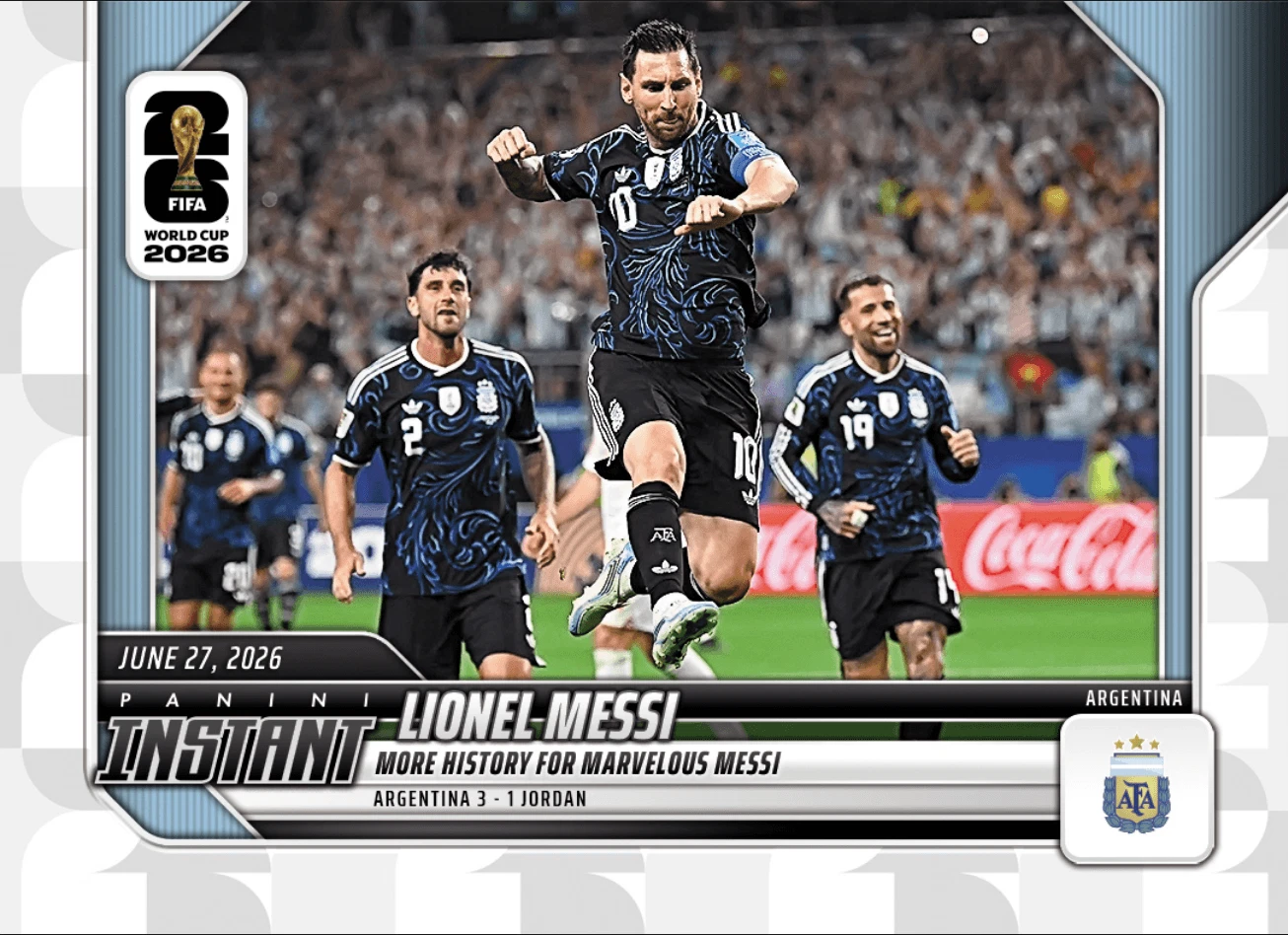 2026 Panini Instant FIFA World Cup Lionel Messi #160 Argentina Soccer Card