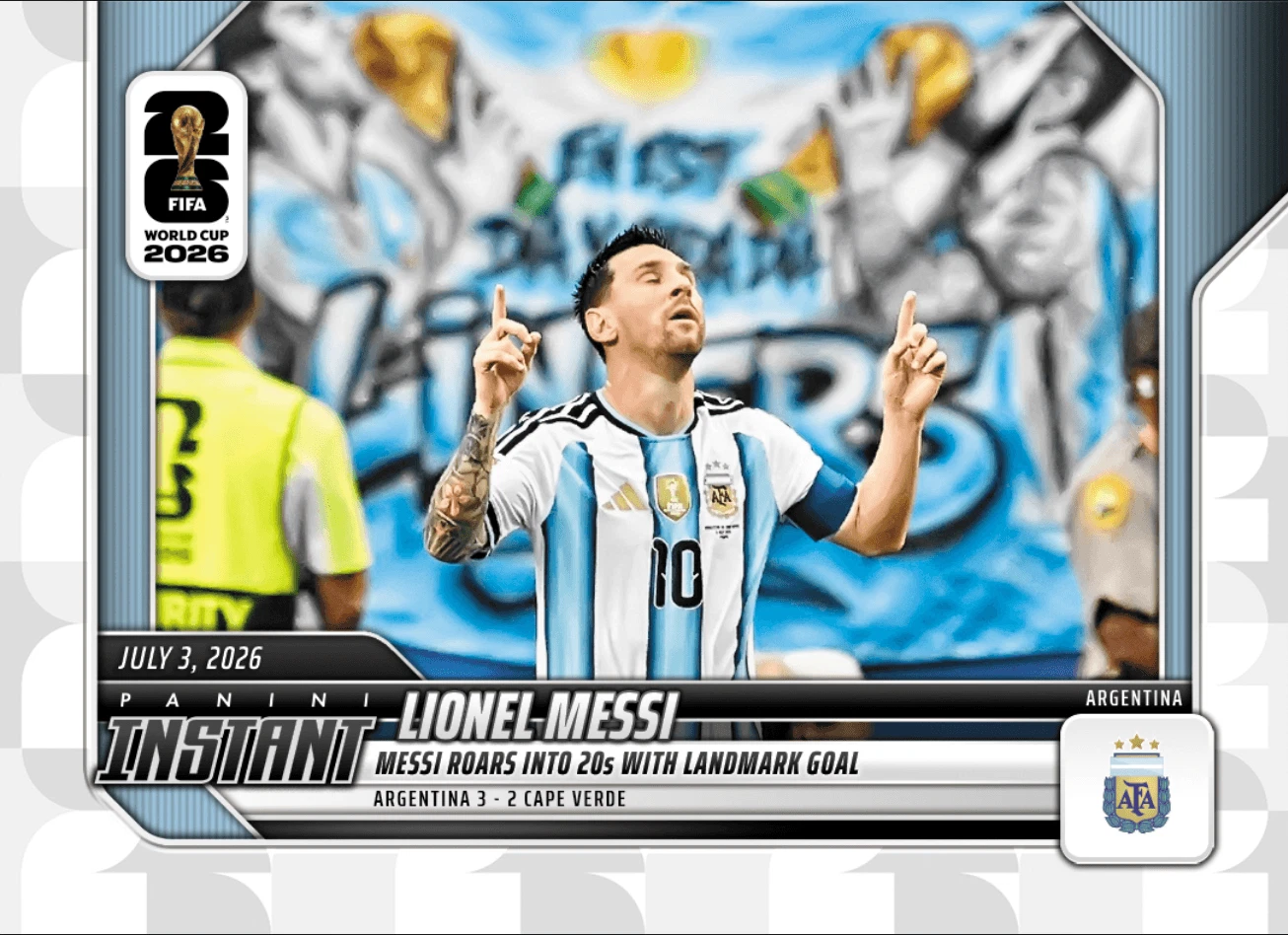 2026 Panini Instant FIFA World Cup Lionel Messi #196 Argentina Soccer Card