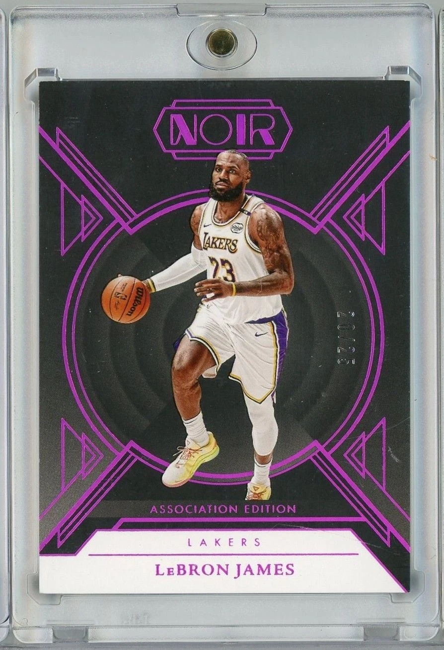 2024 Panini Noir LeBron James #2 Association Edition /25 Basketball Card