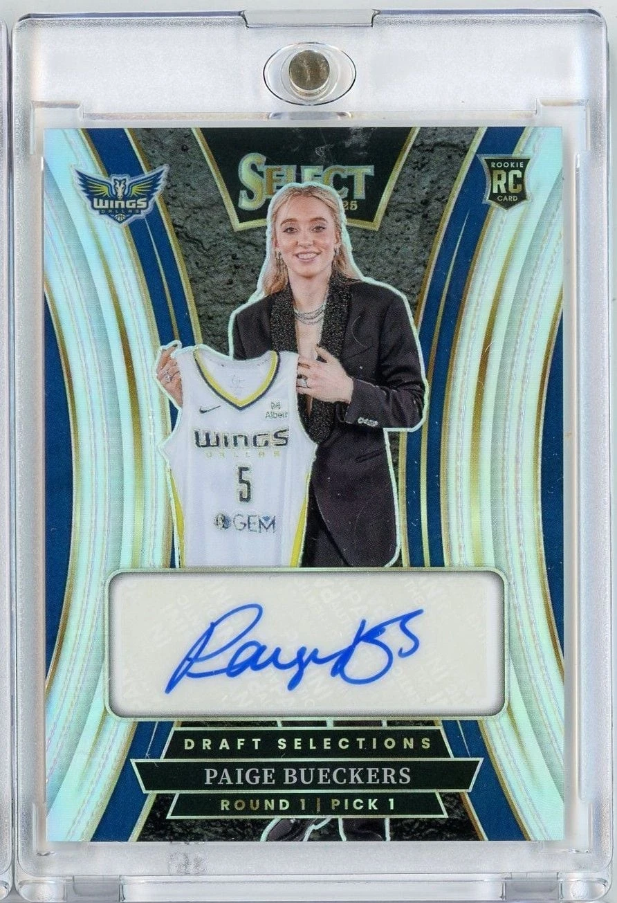 2025 Panini Select WNBA Paige Bueckers #DSS-PB Auto Rookie Card