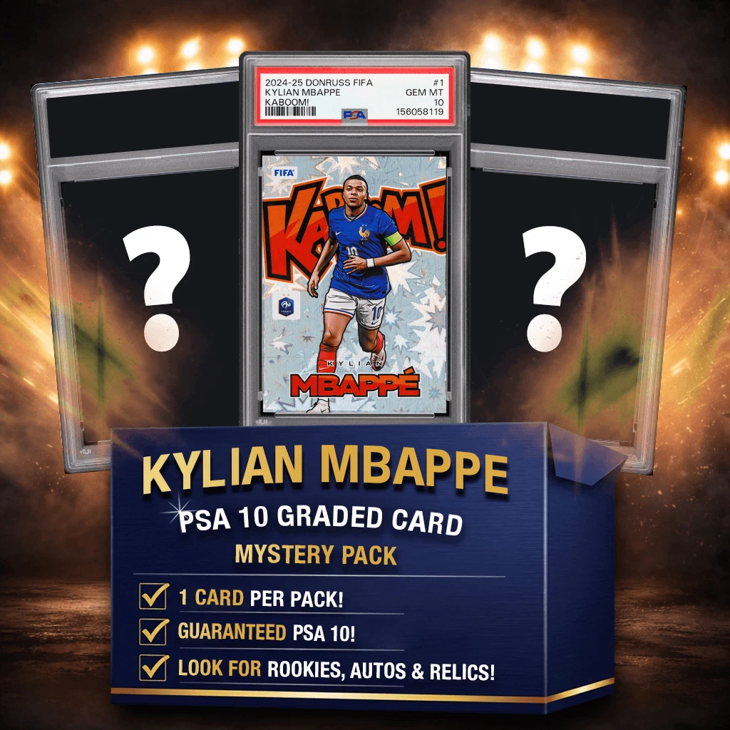 Kylian Mbappe PSA 10 Graded Soccer Card Mystery Box