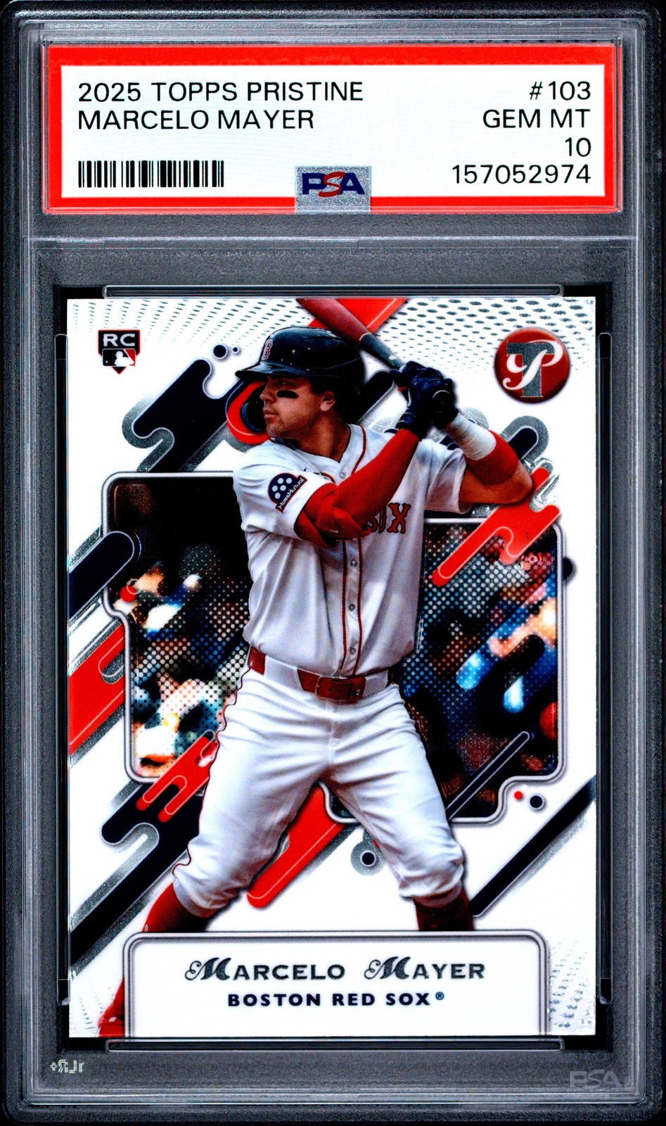Graded 2025 Topps Pristine Marcelo Mayer #103 Rookie RC Card PSA 10