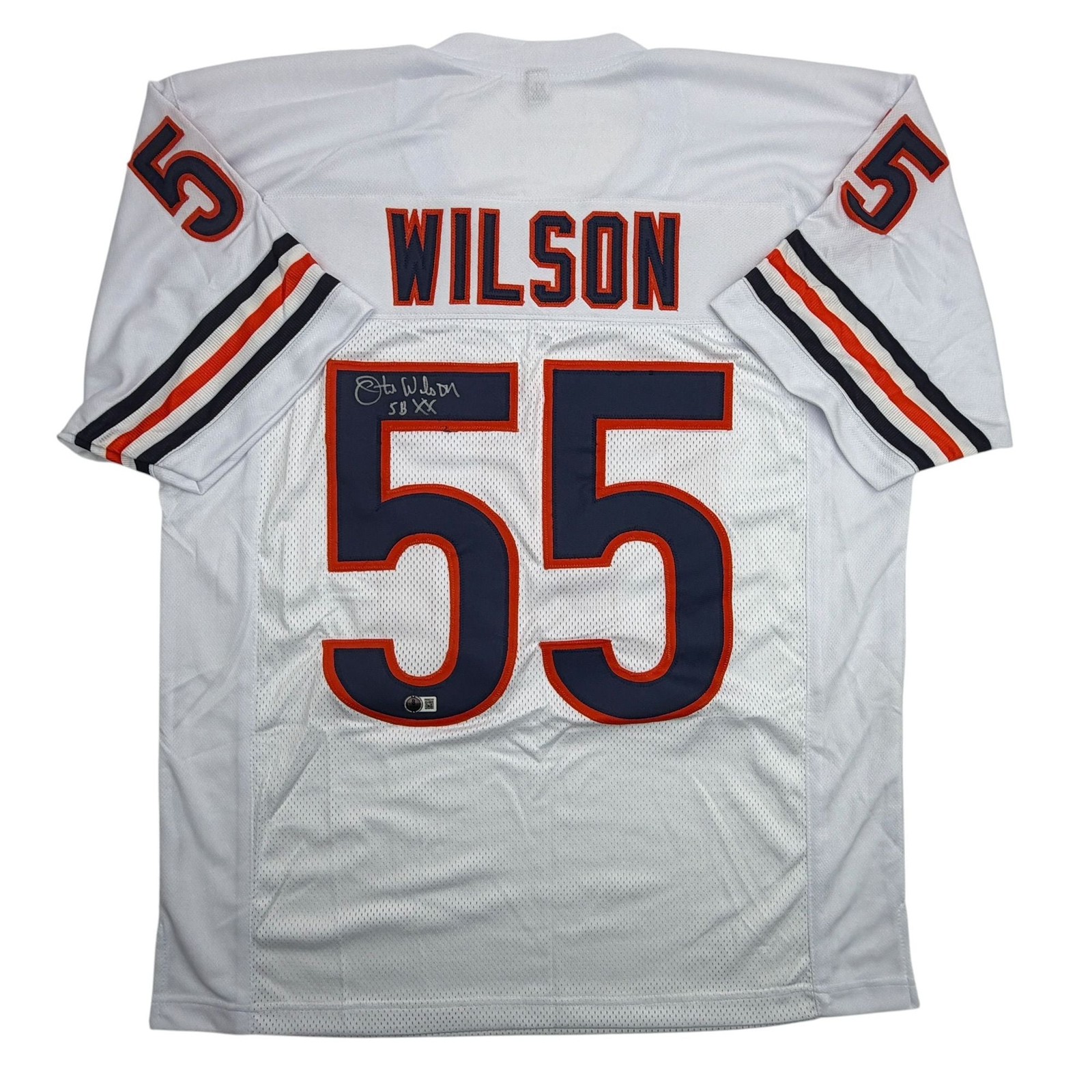 Autographed/Signed Otis Wilson Chicago White Football Jersey Beckett COA