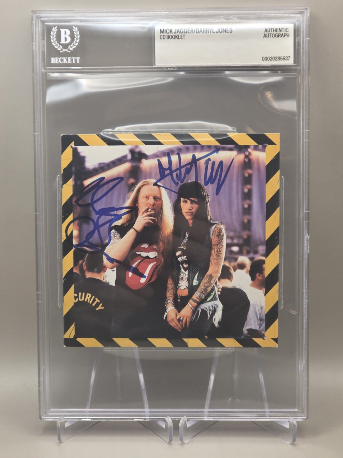 ROLLING STONES MICK JAGGER signed autographed 