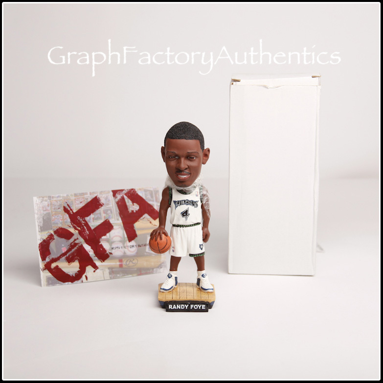 Randy Foye *Bobblehead* WOLVES Giveaway NEW in Original Box!