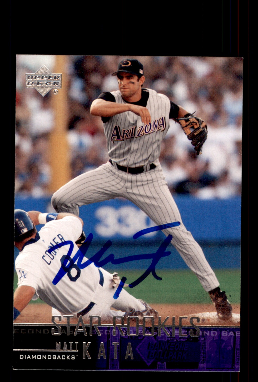 Signed Baseball Card Auto Matt Kata 2004 Upper Deck #20 Arizona Diamondbacks