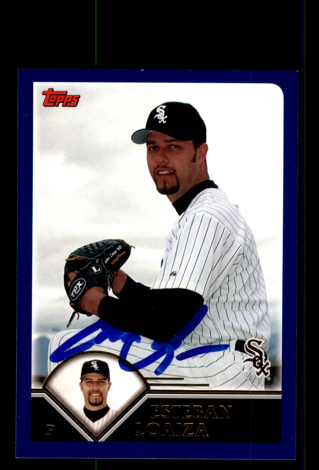 Signed Baseball Card Auto Esteban Loaiza 2003 Topps #397 Chicago White Sox