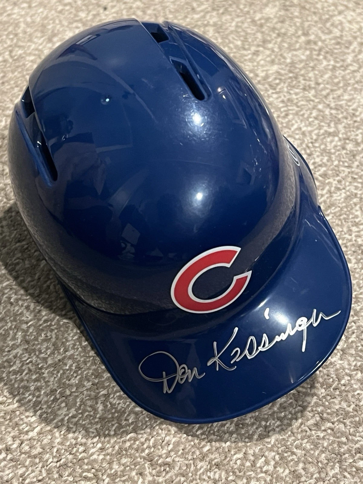 DON KESSINGER SIGNED MINI BASEBALL BATTING HELMET CHICAGO CUBS JSA COA