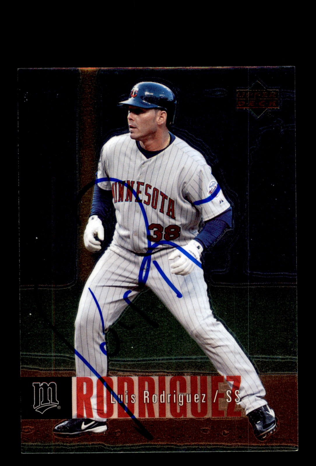 Signed Baseball Card Auto Luis Rodriguez 2006 Upper Deck Special F/X #697 Twins