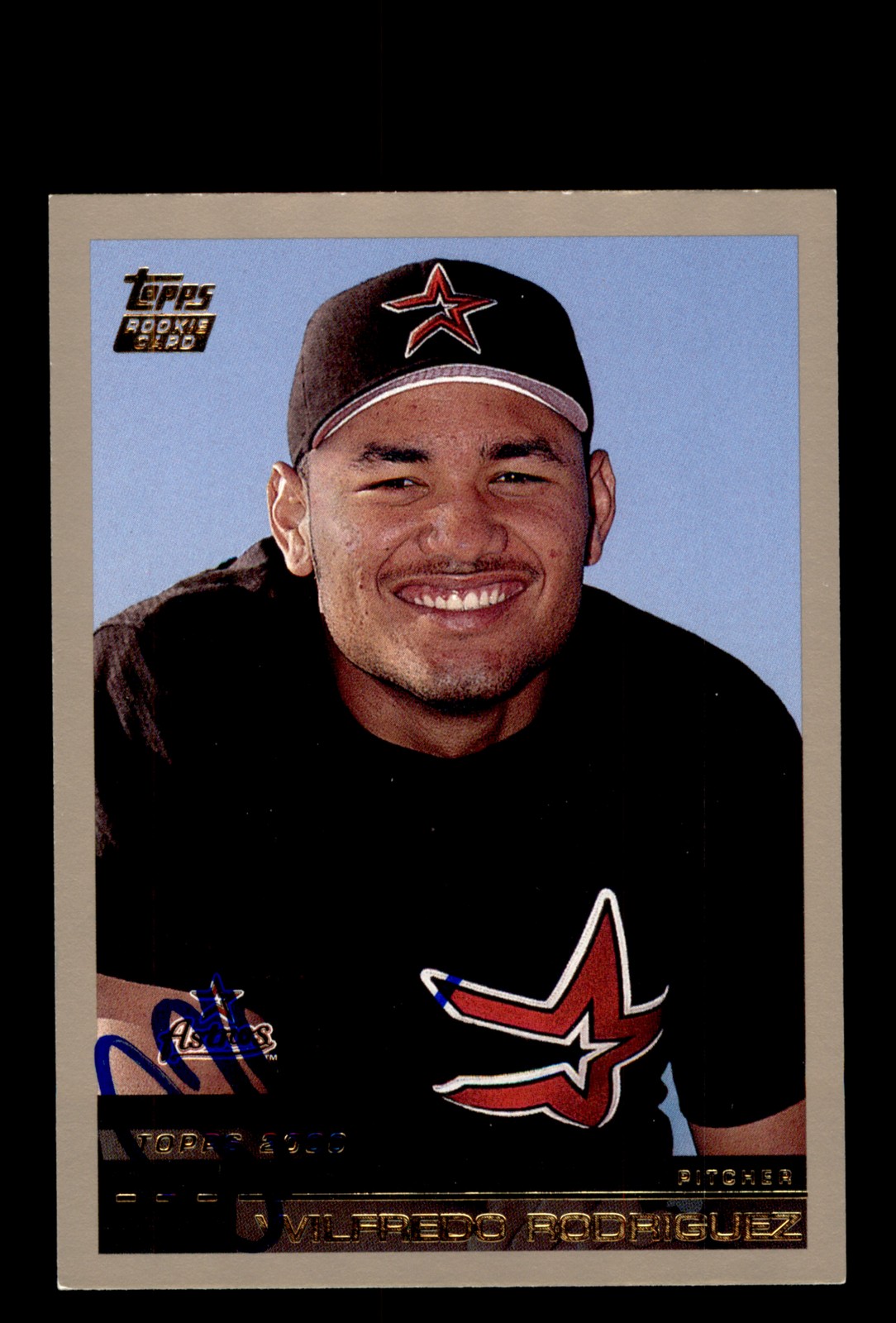 Signed Baseball Card Auto Wilfredo Rodriguez 2000 Topps #T28 Houston Astros