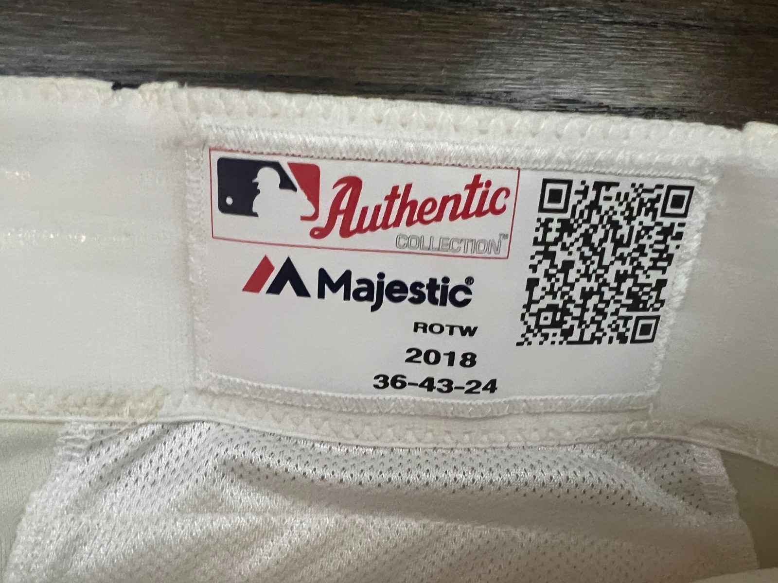 2018 GAME ISSUED MAJESTIC BASEBALL PANTS TBTC KANSAS CITY ROYALS SIZE 36-43-24