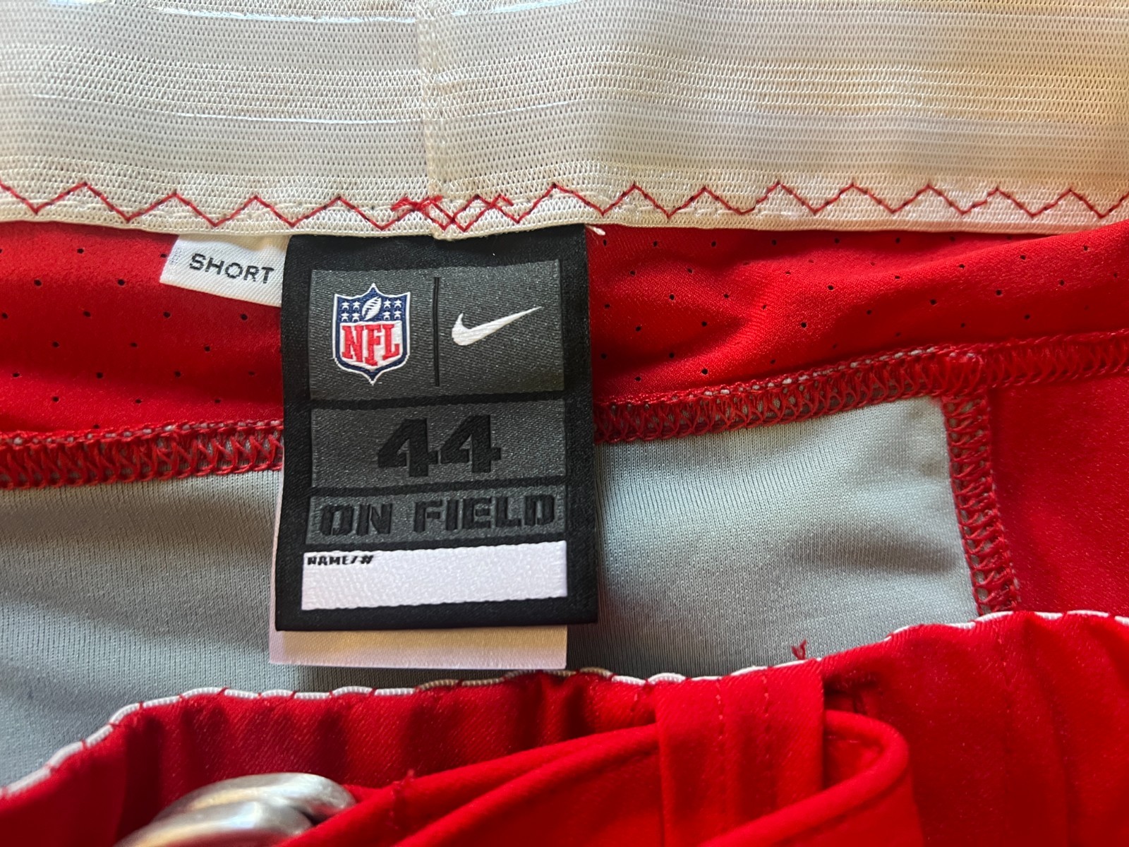2022 GAME ISSUED KANSAS CITY CHIEFS FOOTBALL PANTS * NOT USED * RED SIZE 44