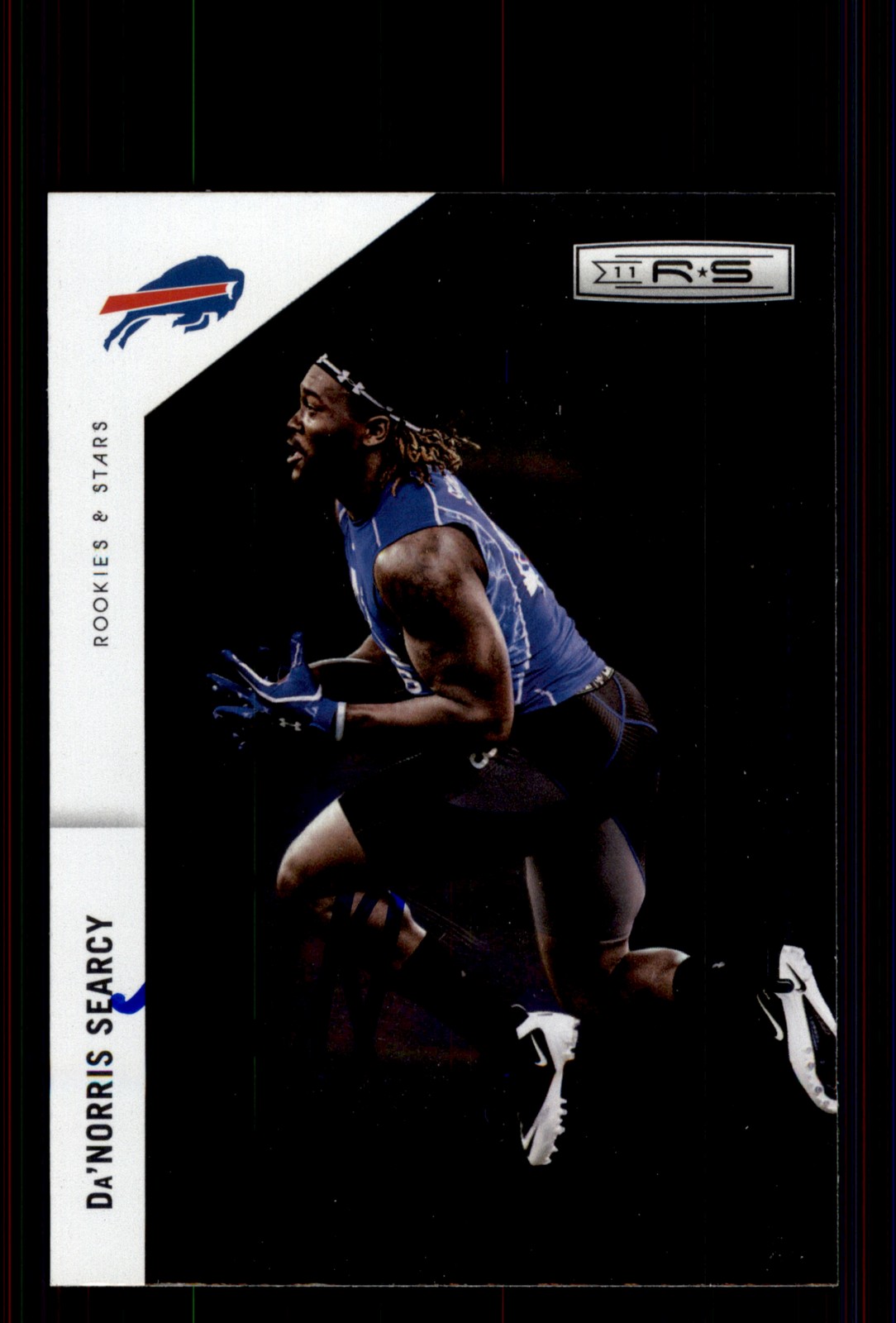 Signed Football Card Auto Da'Norris Searcy 2011 Panini Rookies & Stars #179