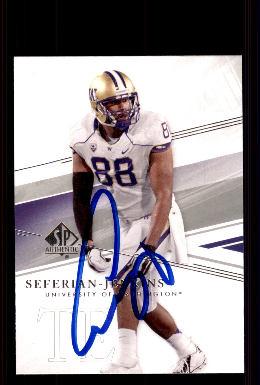 Signed Football Card Auto Austin Seferian-Jenkins 2014 SP Authentic #43