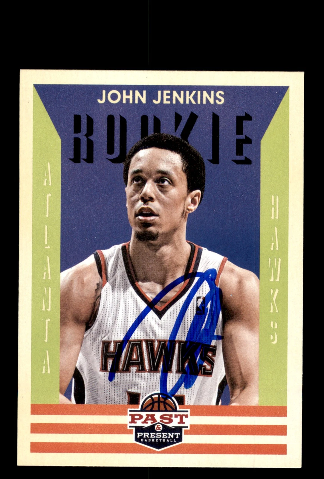 Signed Basketball Card Auto John Jenkins 2012-13 Panini Past & Present #208
