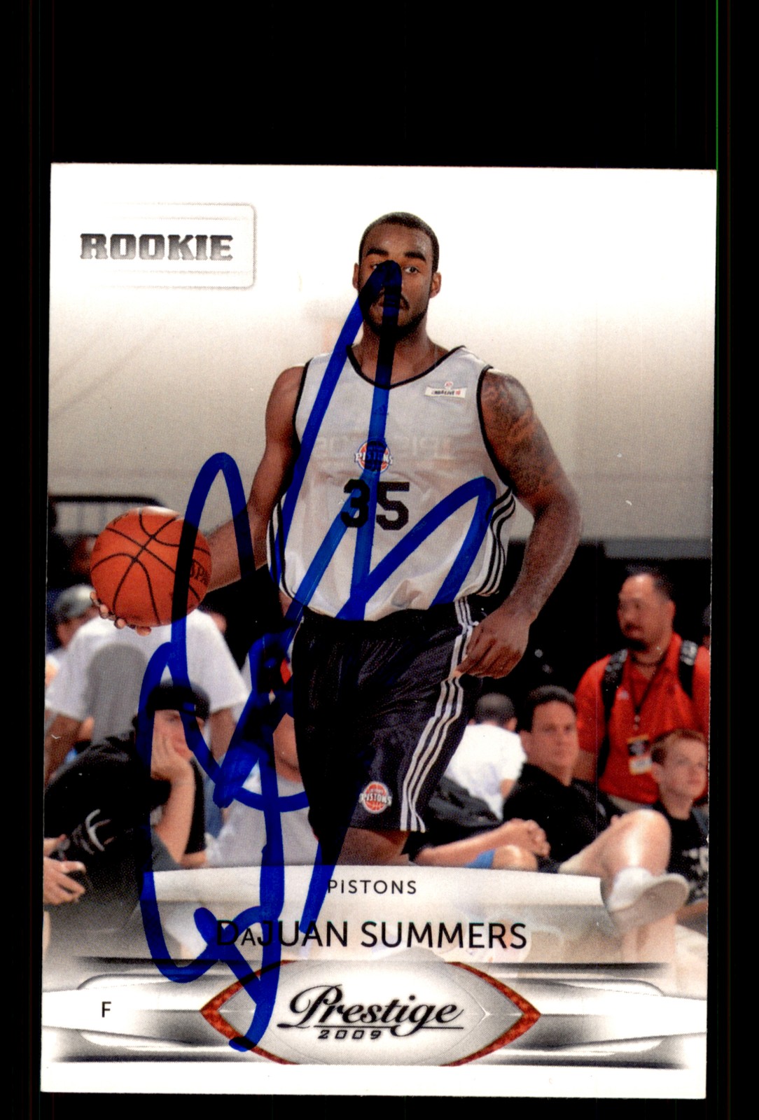 Signed Basketball Card Auto DaJuan Summers 2009-10 Panini Prestige #234