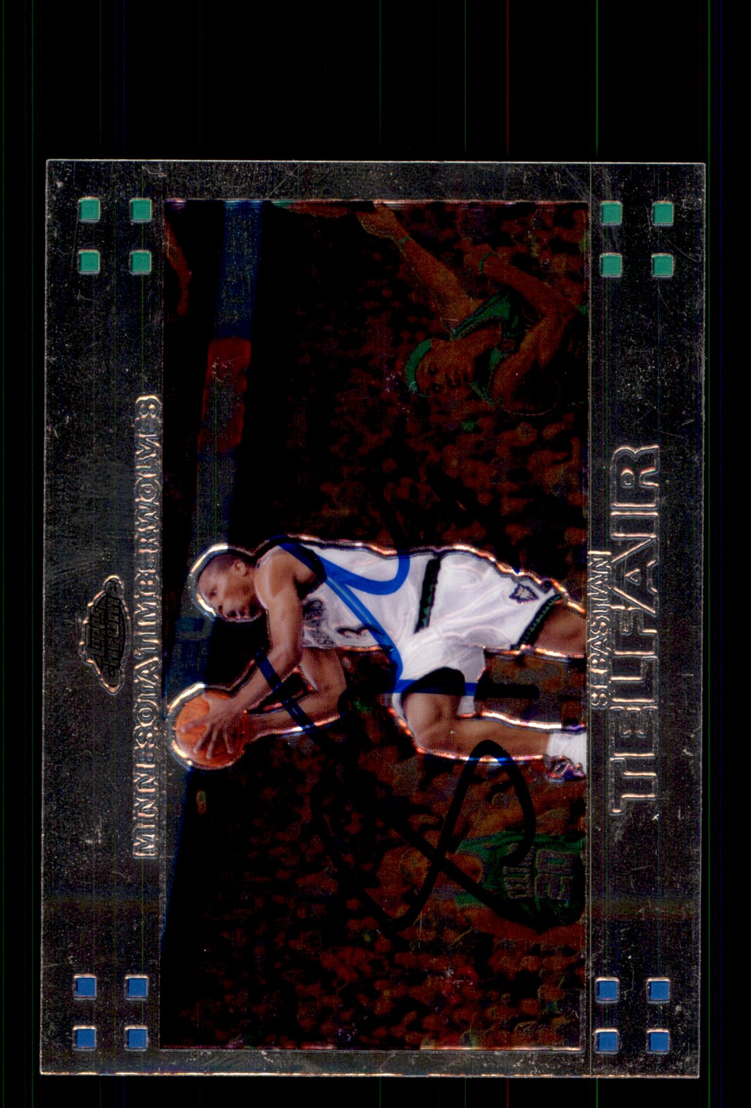 Signed Basketball Card Auto Sebastian Telfair 2007-08 Topps Chrome #84