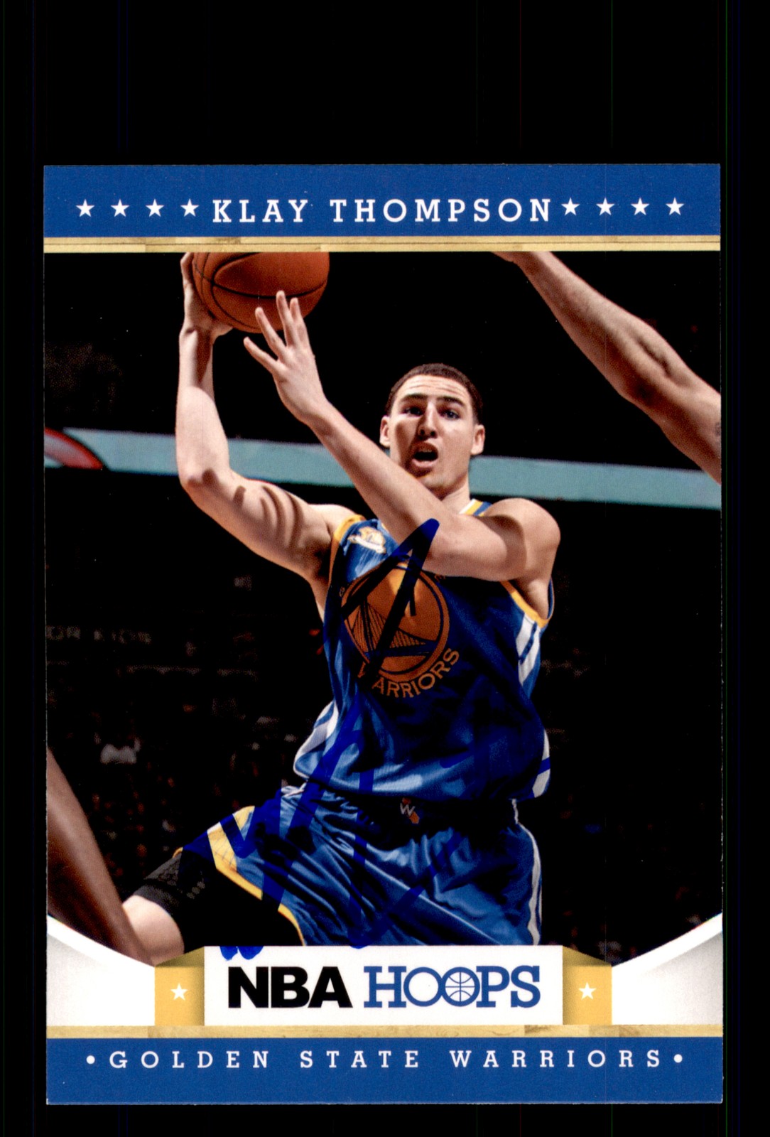 Signed Basketball Card Auto Klay Thompson 2012-13 Hoops #232 Warriors